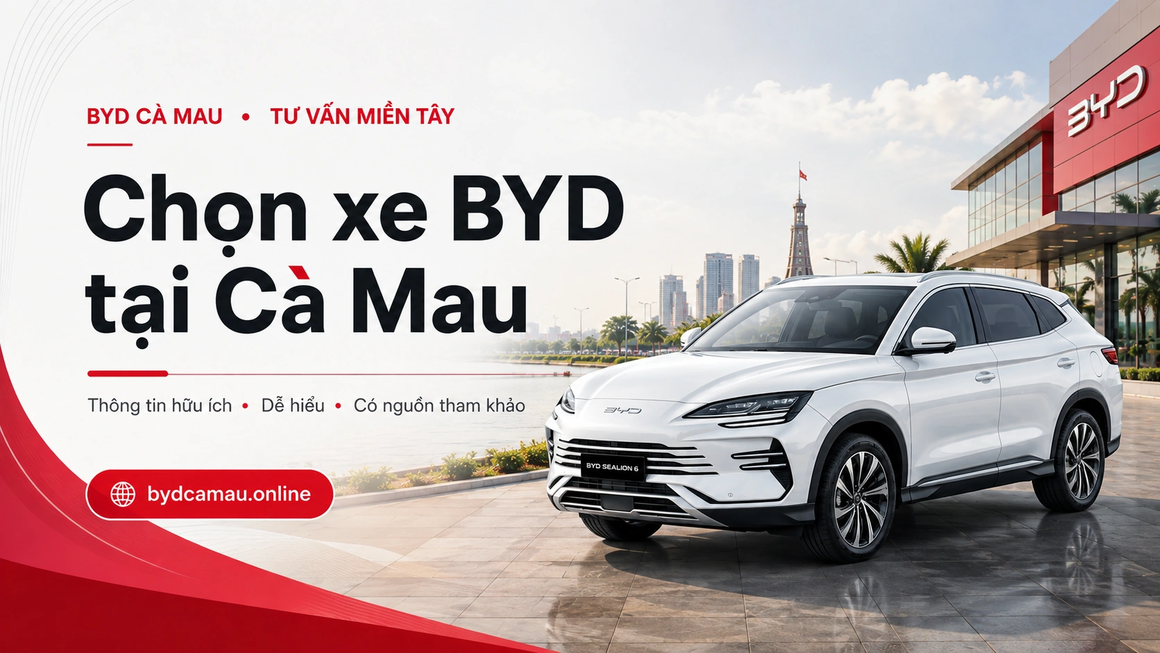 Chọn xe BYD tại Cà Mau