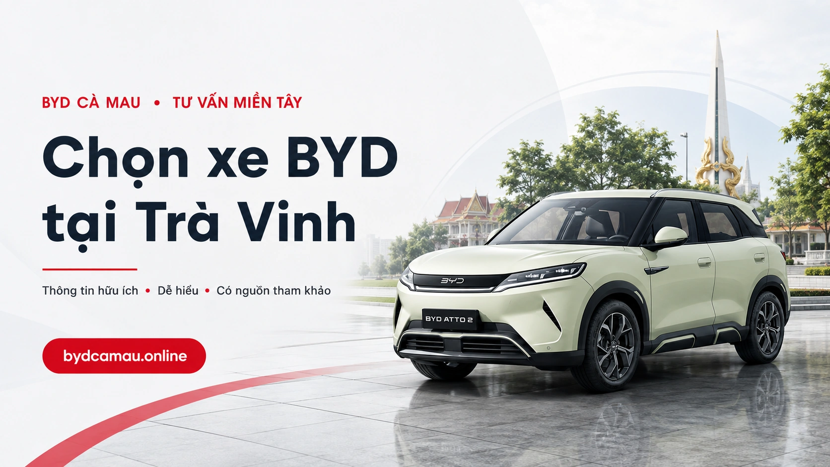 Chọn xe BYD tại Trà Vinh