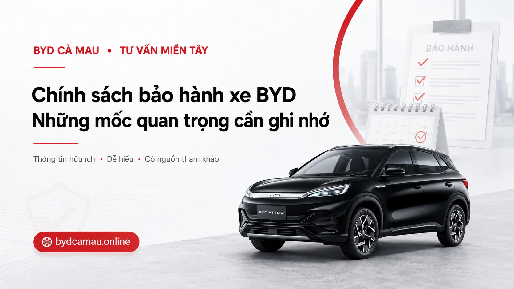 Bảo hành xe BYD