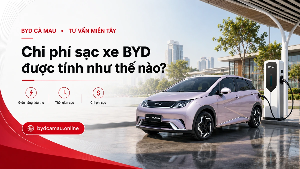 Tính chi phí sạc xe BYD