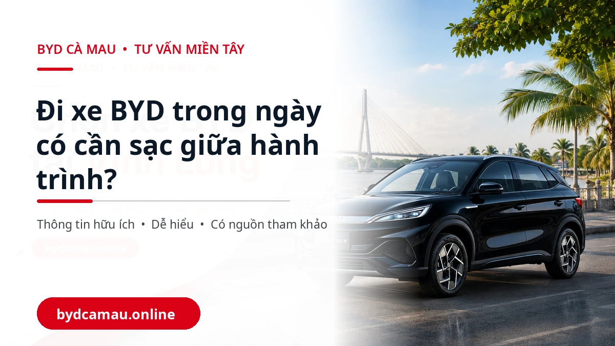 BYD ATTO 3 trong hành trình ngắn một ngày