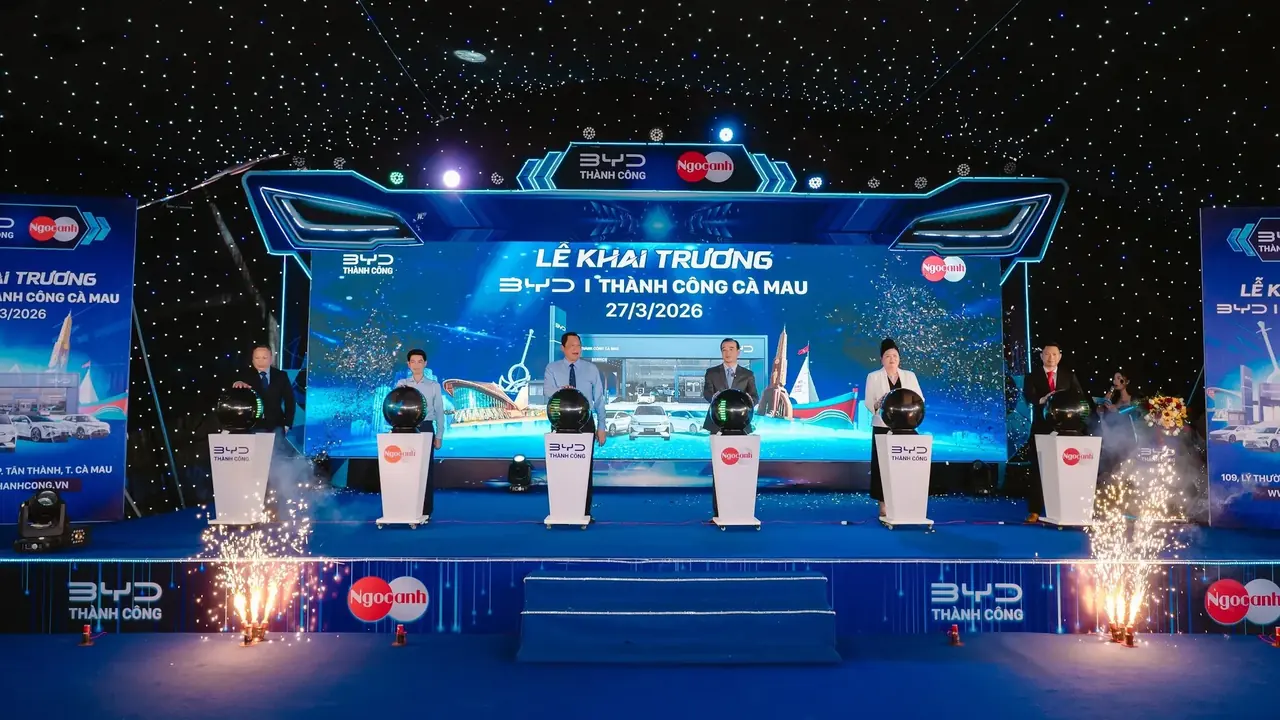 Khu trưng bày và dịch vụ BYD Thành Công Cà Mau